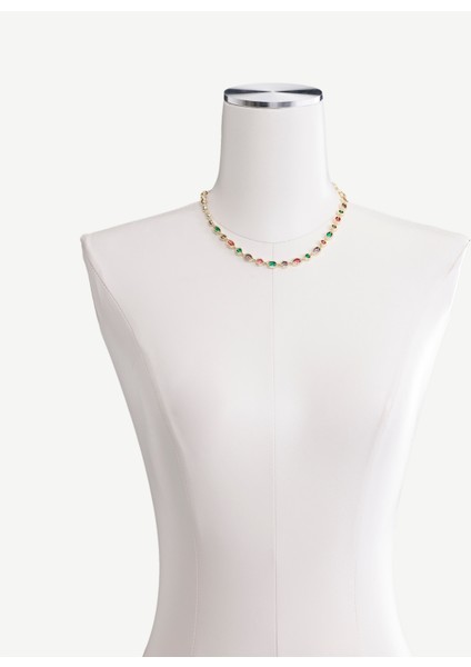 Cam Taş Detaylı Kolye modelleri