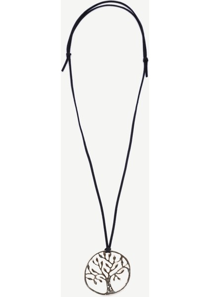 Ağaç Figürlü Uzun Kolye