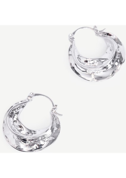 Asimetrik Formlu Gümüş Küpe fiyatları