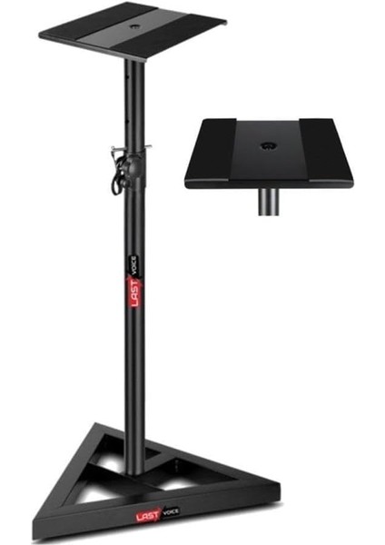 Lastvoice MNT-200 Stüdyo Referans Monitör Standı 87-147 cm Yükseklik Ayarlı (Tek)