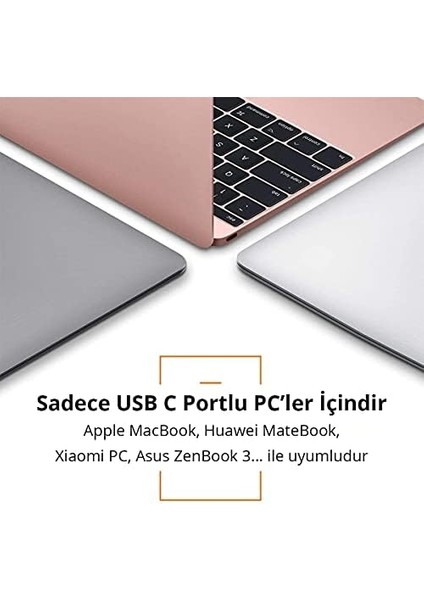 Type-C To Hdmı-Vga Dönüştürücü Adaptör Beyaz fiyatları