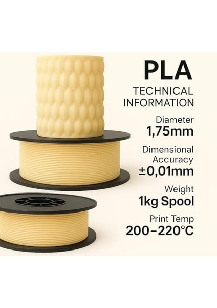 Filetto Pla+ Filament 1.75MM 1 kg - Ten Rengi fiyatları