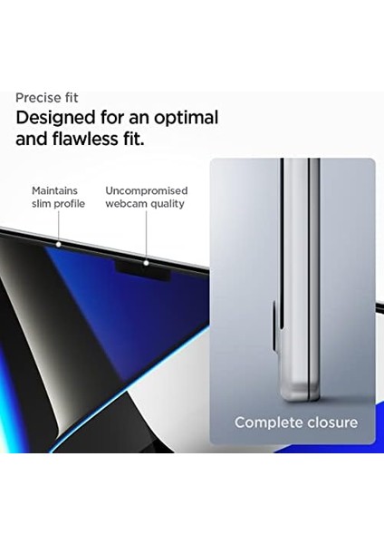 MacBook Pro 16" (2023 / 2021) ile Uyumlu Cam Ekran Koruyucu Tam Kaplayan Glas.tr Slim Full Cover - AGL04233 modelleri