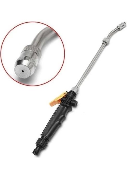Water Jet Yüksek Basınçlı Su Püskürtme Oto Yıkama Aparatı Bahçe Sulama Aracı 50 cm ( Lisinya )
