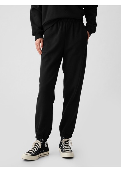Kadın Siyah High Rise Boyfriend Jogger Eşofman Altı fiyatları