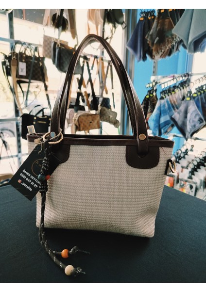 Tek Gözlü Bayan Hasır Çanta