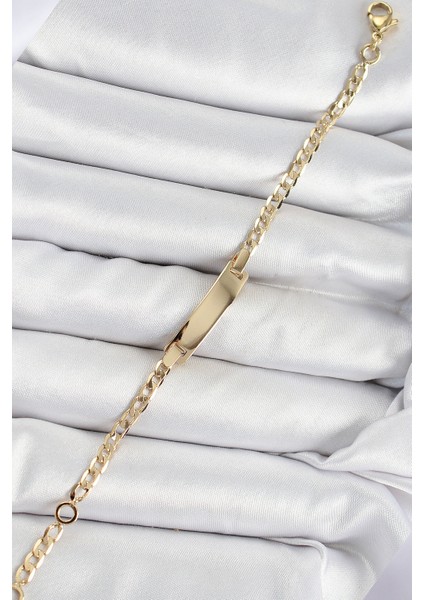 Pirinç Dikdörtgen Model Gold Renk Xuping Bebek Künyesi - Lisinya fiyatları