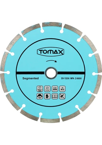 Segmentli Elmas Beton Kesici Disk - 115X2,0X22 ( Lisinya )