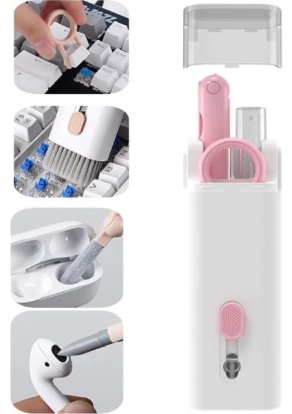 Çok Fonksıyonlu 7 In 1 Aırpods Klavye Ekran Kulaklık Temızleme Kıtı ( Lisinya ) modelleri