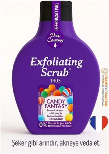 Modacar Candy Fantasy Peeling Jel – 1903 Serisi, Renkli & Eğlenceli Scrub 500 ml