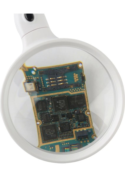 Masaüstü 10X LED Işıklı Büyüteç Okuma El Sanatları Onarım Büyüteç 7765 - Lisinya fırsatları