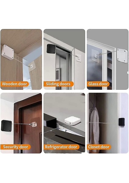 2 Li Ev Ofis Dış Kapı Otomatik Kapı Kapatma Aparatı ( Lisinya )