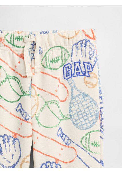 Erkek Bebek Kırık Beyaz Relaxed Gap Logo Pull-On Jogger Eşofman Altı fiyatları