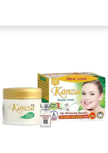 Kanza Cilt Beyazlatıcı, Krem, Sabun ve Serum 3'lü Set fırsatları