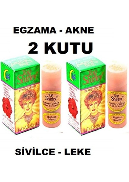 Krem Leke Ölü Deri Kızarıklık Kırışıklık Önleyici Kremi 2 Kutu