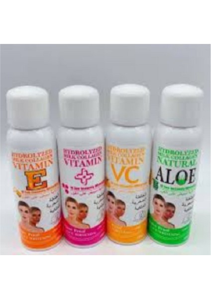 Hidrolize Collagen Doğal Süt Özlü Yüz Vücut Beyazlatıcı Krem Sprey Suya Dayanıklı 180 ml