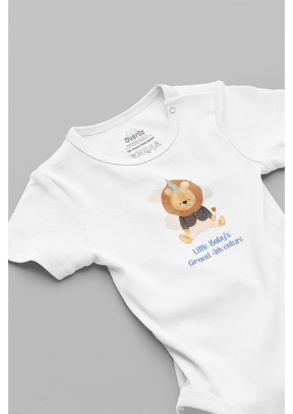 Organik %100 Pamuk Aslan 4'lü Bebek Body Set Badi Çıtçıtlı Zıbın Dörtlü 5647-5648-5649-5654 fiyatları
