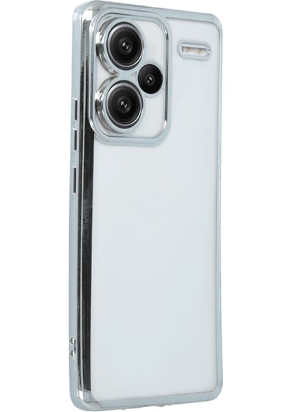 Lvsqvr Newface Xiaomi Redmi Note 13 Pro Plus Kılıf Razer Lensli Silikon - Gümüş fiyatları