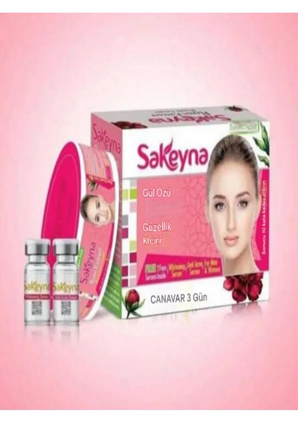 Sakeyna Rose Essence Beauty Cream Sadece 3 Günde Güzelliğinize Kavuşun Orjinal Mucize Hint Kremi fiyatları