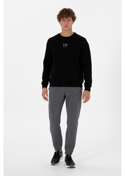 Erkek Antrasit Melanj Eşofman Altı 50313745-VR081