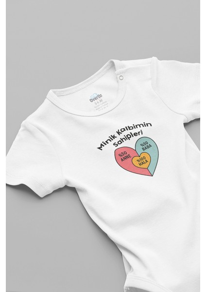 Hala Yazılı Zıbın Minik Kalbimin Sahipleri Yazılı Bebek Zıbın 5929