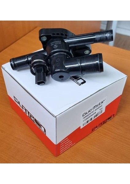 TERMOSTAT KOMPLE RENAULT CLIO SEYMBOL LOGAN SANDERO B4D 1.0 MOTOR 89 110600968R 1106000Q1F