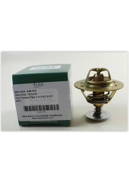 TERMOSTAT OPEL ANTARA 2.2 CDTI A22DM CHEVROLET CAPTİVA C100-C140 2.2 D CRUZE 2.0 CDI FIAT TİPO 2.0 165 - TEMPRA 1.6 96868335 4801924 7615235