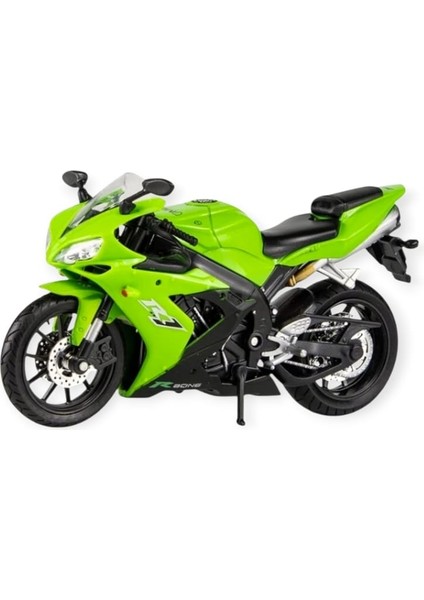 1:12 Ölçekli Model Motosiklet - Ducati - HX794-1- Yeşil (Lisinya)