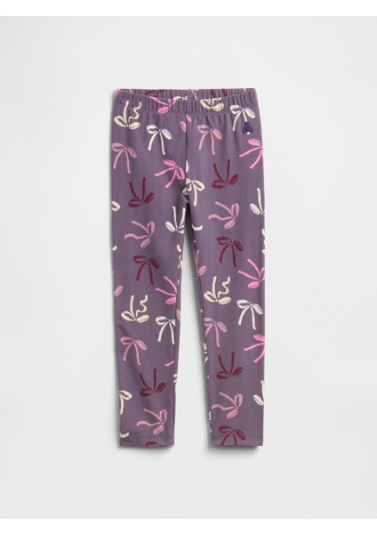 Kız Bebek Mor Gap Pull-On Stretch Jersey Tayt
