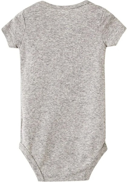 Organik %100 Pamuk Patron Bebek Panik Yok Dayım Halleder Bebek Body Kısa Kollu Badi Zıbın 5184-G fiyatları