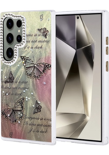 Lvsqvr Newface Samsung Galaxy S24 Ultra Kılıf Blade Aynalı Desenli Kapak - Desen 6