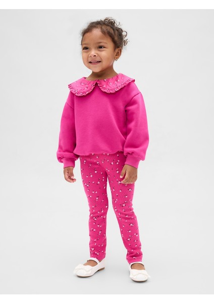 Kız Bebek Pembe Vintagesoft Sweatshirt & Tayt Set