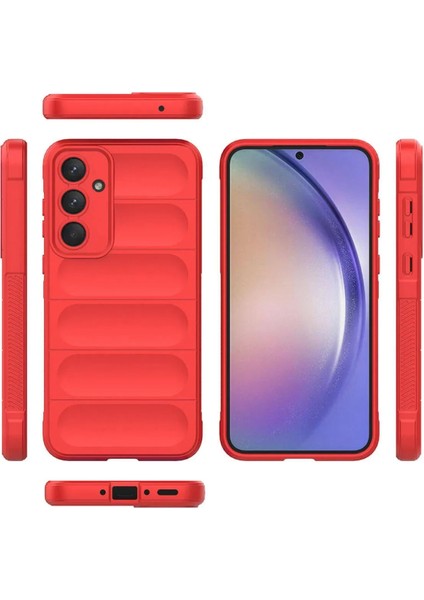 Lvsqvr Newface Samsung Galaxy A26 Kılıf Optimum Silikon - Kırmızı modelleri