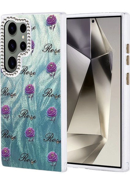 Lvsqvr Newface Samsung Galaxy S24 Ultra Kılıf Blade Aynalı Desenli Kapak - Desen 9