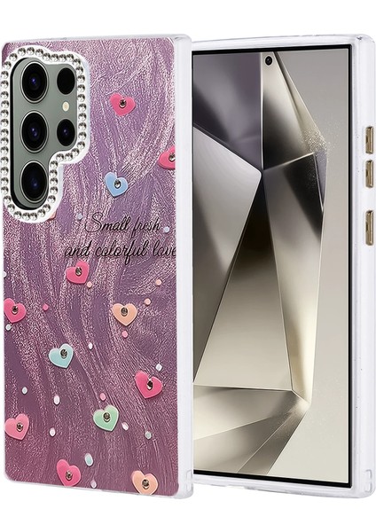 Lvsqvr Newface Samsung Galaxy S24 Ultra Kılıf Blade Aynalı Desenli Kapak - Desen 8