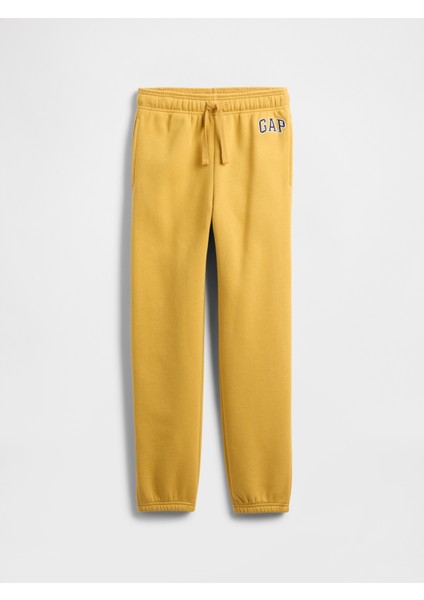 Erkek Çocuk Sarı Relaxed Gap Logo Jogger Eşofman Altı