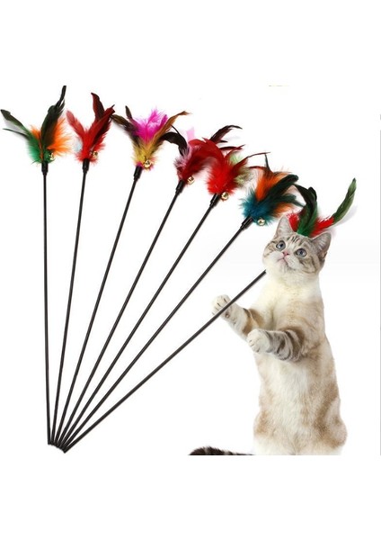 Çıngıraklı Tüylü Kedi Oyun Çubuğu (5067) fiyatları
