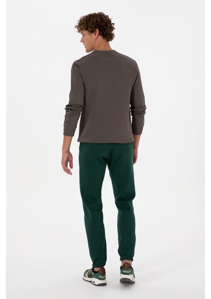 Erkek Koyu Yeşil Eşofman Altı 50313745-VR079 fırsatları