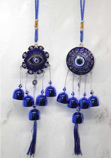 Metal Nazar Boncuğu Çan Model 10