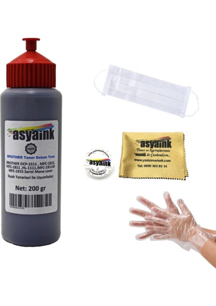 Brother HL-1111 , TN1040 Toner Dolum Seti - 200 gr