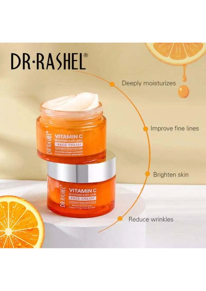 Vitamin C Yüz Kremi 50ML Aydınlatıcı & Yaşlanma Karşıtı Nemlendirici Krem modelleri