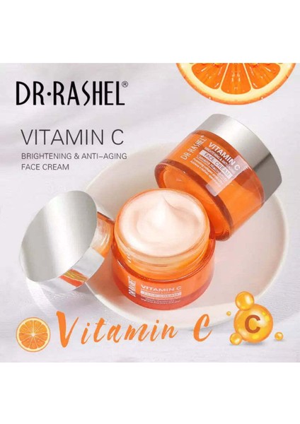 Vitamin C Yüz Kremi 50ML Aydınlatıcı & Yaşlanma Karşıtı Nemlendirici Krem indirimleri