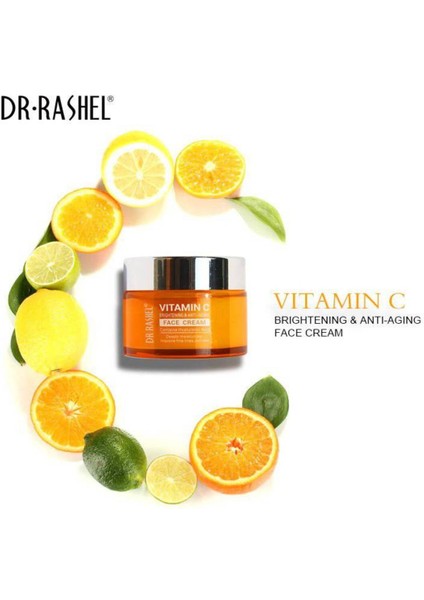 Vitamin C Yüz Kremi 50ML Aydınlatıcı & Yaşlanma Karşıtı Nemlendirici Krem