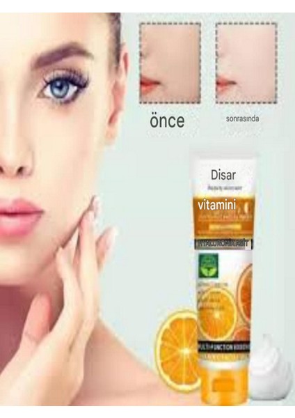 100% Organic C Vitamini Ile Derin Temizlik Beyazlatıcı Akne Karşıtı Çok Fonksiyonlu Hyaluronic Acid