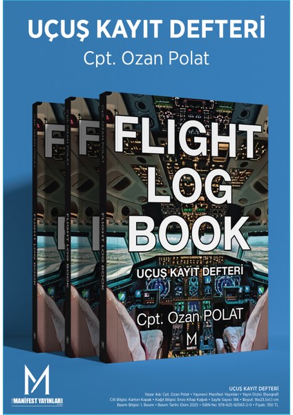 Uçuş Kayıt Defteri Flight Log Book Ozan Polat modelleri