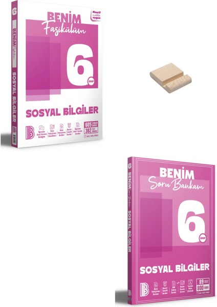 Benim Hocam 6. Sınıf Sosyal Bilgiler Fasikülüm ve Soru Bankam + Telefon Standı