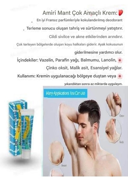 Krem Multi-Use Cream 30 G, Çok Amaçlı Krem Erkeklere Özel fiyatları