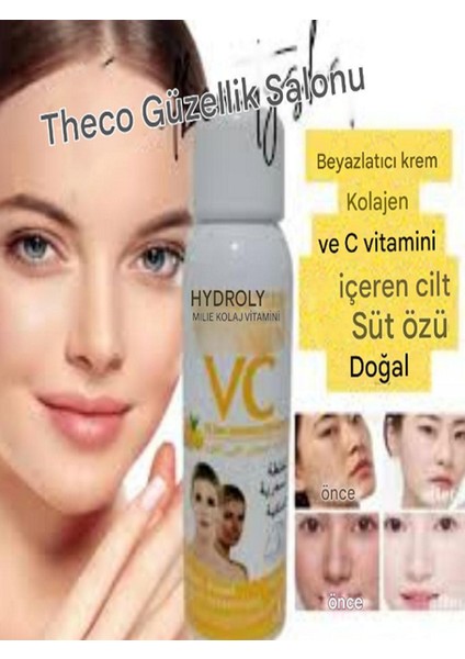 Collagen C Vitamini Içerikli Doğal Süt Özlü Yüz Vücut Beyazlatıcı Sprey Krem Suya Dayanıklı 180 ml fiyatları