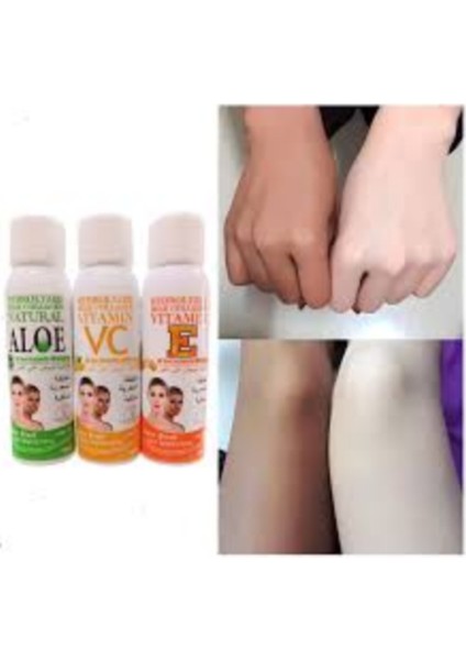 Collagen C Vitamini Içerikli Doğal Süt Özlü Yüz Vücut Beyazlatıcı Sprey Krem Suya Dayanıklı 180 ml