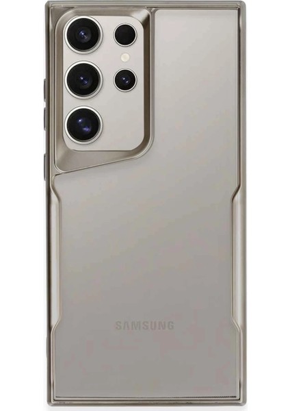 Lvsqvr Newface Samsung Galaxy S25 Ultra Kılıf Boyi Silikon Kapak - Titan Gri